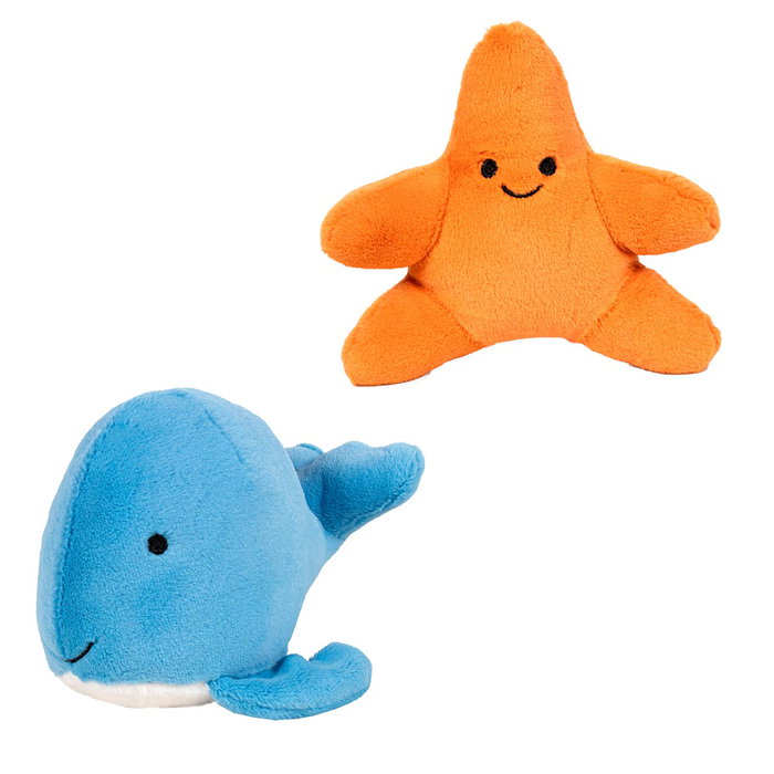 Famosa Peluche Softies Mini Marin, animaux marins, 15 cm, référence 76/25086