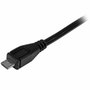StarTech.com Câble adaptateur USB-C vers Micro USB-B 1 m Noir