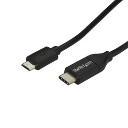 StarTech.com Câble adaptateur USB-C vers Micro USB-B 1 m Noir