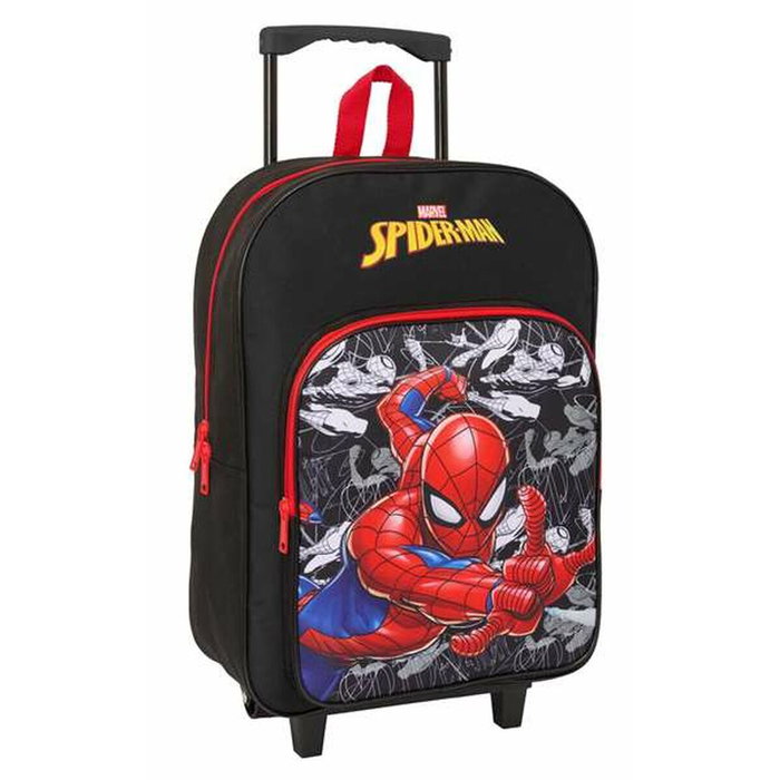Cartable à roulettes Spider-Man Noir Rouge 32 x 42 x 14 cm Cartable à roulettes Spider-Man Noir Rouge 32 x 42 x 14 cm