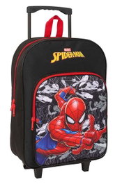 Safta Mochila grande con ruedas Spider-Man 32 x 42 x 14 cm, pour enfant dès 3 ans