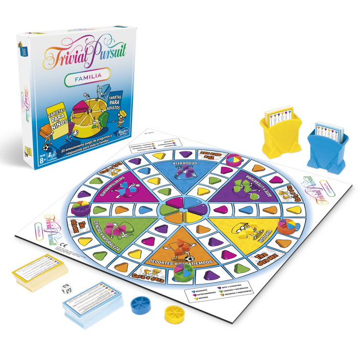 Hasbro Jeu de Société Trivial Poursuite Edition Familia - Version Française pour Enfants et Adultes - 2400 Questions