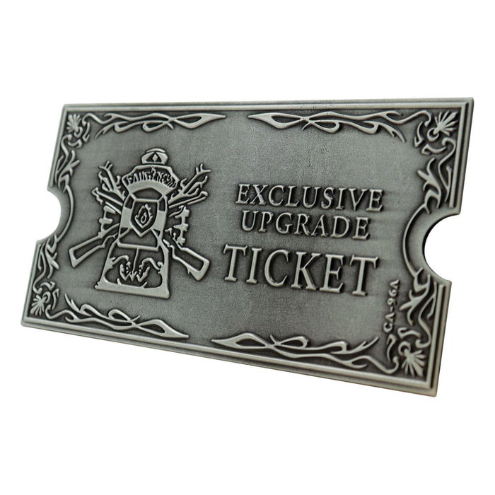 Resident Evil 4 réplique 1/1 Metal Exclusive Upgrade Ticket Resident Evil 4 réplique 1/1 Metal Exclusive Upgrade Ticket