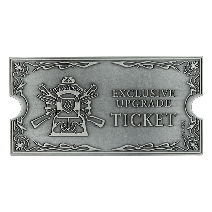 Resident Evil 4 réplique 1/1 Metal Exclusive Upgrade Ticket Resident Evil 4 réplique 1/1 Metal Exclusive Upgrade Ticket