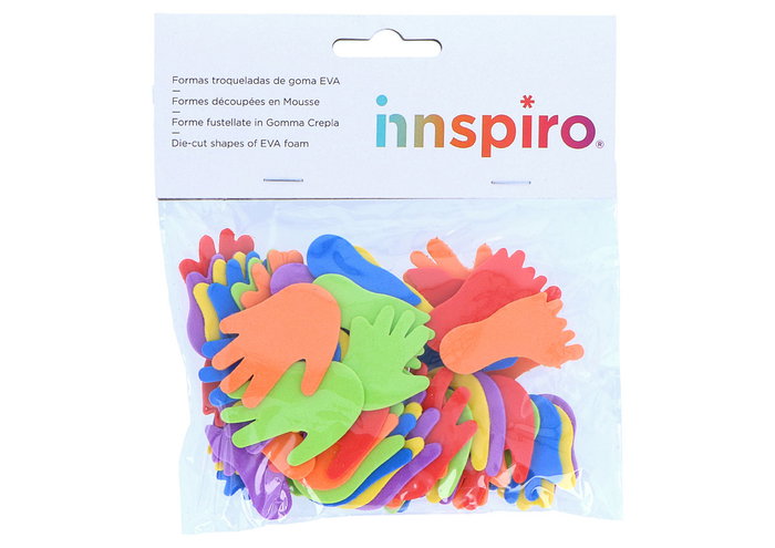 Innspiro Kit de 60 mains et pieds en mousse EVA (36mm et 45mm) Innspiro Kit de 60 mains et pieds en mousse EVA (36mm et 45mm)
