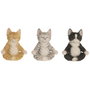 Home ESPRIT Figurine Décorative Chats Multicouleur (3 Unités)