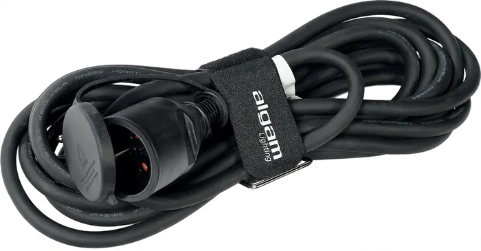 ALGAMLIGHT Rallonge électrique IP44 5 m - Noir 3x1,5 mm² PVC H07RN-F ALGAMLIGHT Rallonge électrique IP44 5 m - Noir 3x1,5 mm² PVC H07RN-F