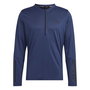 T-shirt à manches courtes homme Adidas 1/4-Zip Bleu foncé 39