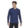 T-shirt à manches courtes homme Adidas 1/4-Zip Bleu foncé 39