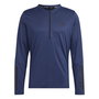 T-shirt à manches courtes homme Adidas 1/4-Zip Bleu foncé 39