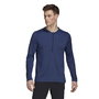T-shirt à manches courtes homme Adidas 1/4-Zip Bleu foncé 39