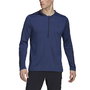 T-shirt à manches courtes homme Adidas 1/4-Zip Bleu foncé 39