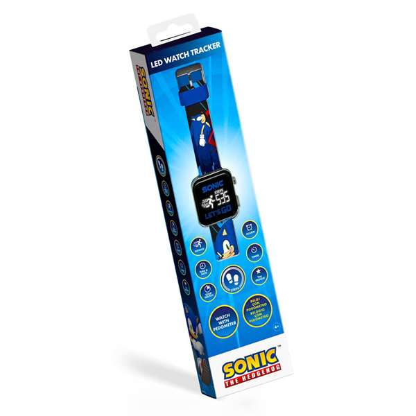 Kids Euroswan Montre LED Sonic avec podomètre, distance et chronomètre