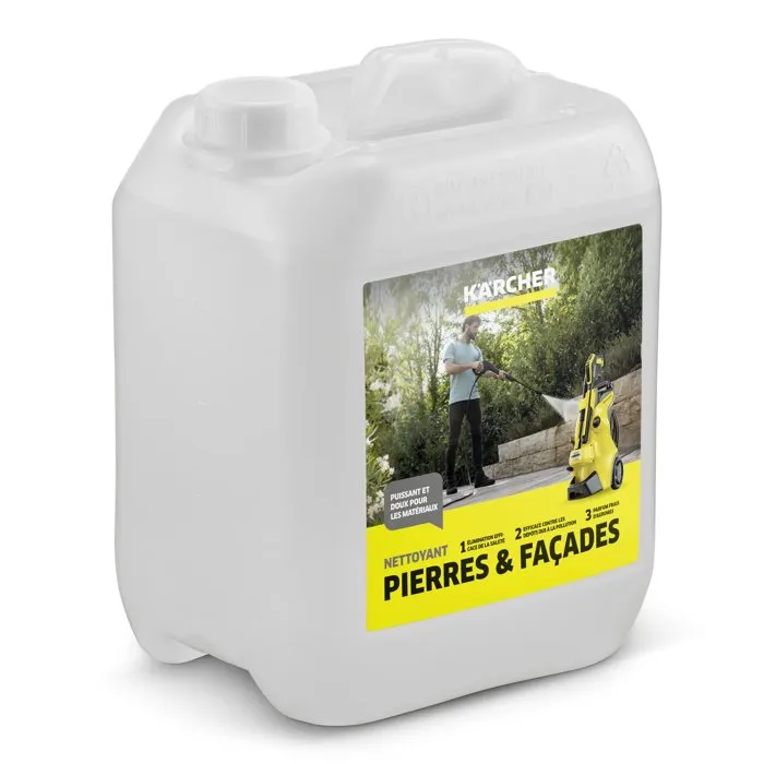 Karcher RM 623 - Nettoyant anti-mousse et fongicide pour pierre, façades, terrasses et toitures - 5 Litres