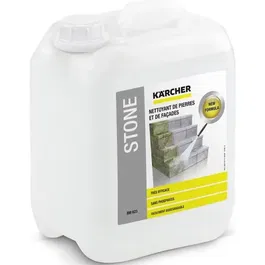Karcher Détergent Pierre et Façades 5 L - Nettoyant 3 en 1 Biodégradable pour Pierre, Aluminium, Graisse et Pollution