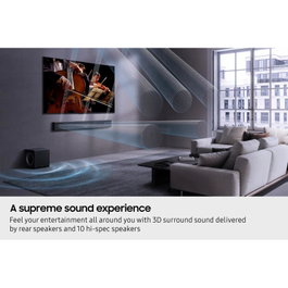 Samsung HW-QS750F Barre de son série Q 5.1.2 canaux Titan Black