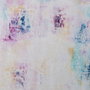 BigBuy Home Toile Blanc Violet Abstrait 120 x 3,5 x 120 cm