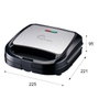 Little Balance Happy Gaufres 2 - Gaufrier Inox/noir