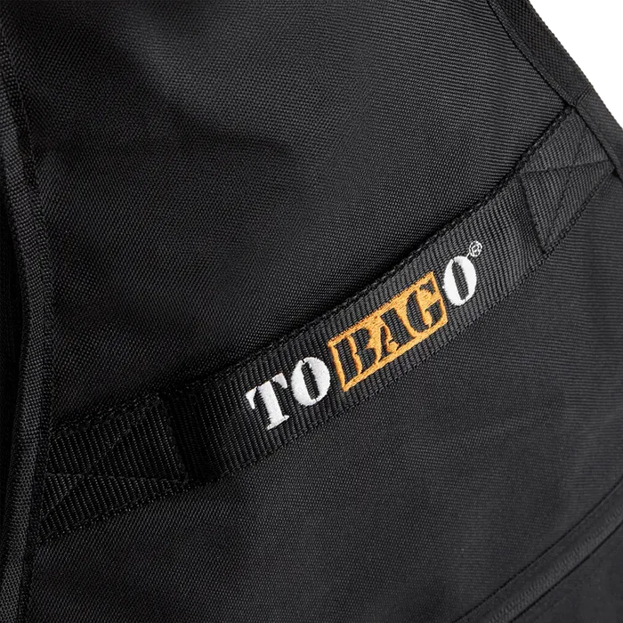 TOBAGO Lot de 10 Housses pour Guitare Acoustique Dreadnought Noire Polyster 600 Deniers (Set de 10)