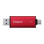Kingston SSD externe portable Dual 1 To - Black, red