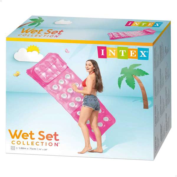 Intex Colchoneta 18 vasos 188 x 71 cm en PVC - Modèles surtidos (2 couleurs, à partir de 6 mois)