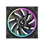 DeepCool Ventilateur de Boîtier FL12 ARGB 120 mm Noir PWM Silencieux