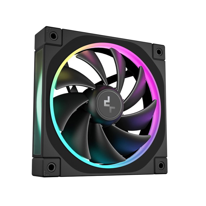 DeepCool Ventilateur de Boîtier FL12 ARGB 120 mm Noir PWM Silencieux