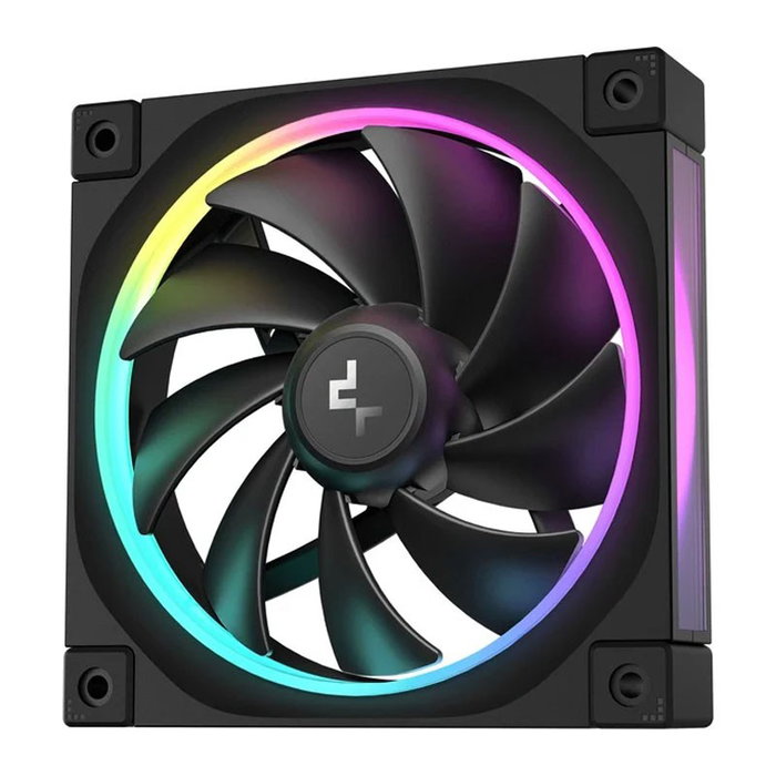 DeepCool Ventilateur de Boîtier FL12 ARGB 120 mm Noir PWM Silencieux