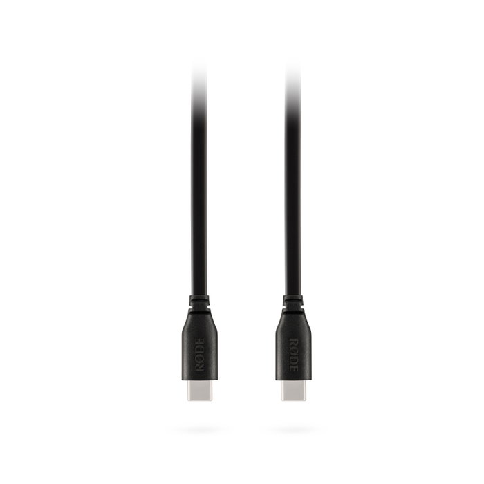 Rode SC17 Noir Câble USB-C vers USB-C 1,5 m pour RØDECaster Pro AI-1 NT-USB Mini VideoMic NTG Rode SC17 Noir Câble USB-C vers USB-C 1,5 m pour RØDECaster Pro AI-1 NT-USB Mini VideoMic NTG