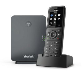 Yealink W77P - Système de téléphone DECT IP avec combiné robuste W57R, écran 1.8", IP54, batterie 40 h de communication / 575 h veille, fréquence 1880-1900 MHz (Europe)