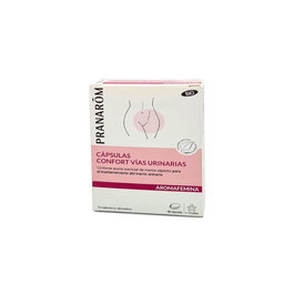 Pranarôm - Aromafemina Via Urinaria - Capsules pour les voies urinaires des femmes - Boîte de 30 capsules