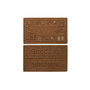 Paillasson DKD Home Decor Marron Caoutchouc Coco (75 x 45 x 2,3 cm) (2 Unités)