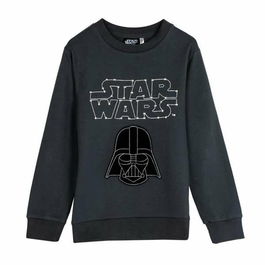 Sweat sans capuche enfant Star Wars Gris foncé S