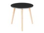 Giftdecor Table d'Appoint 40 cm avec LED Noire (Set de 6)