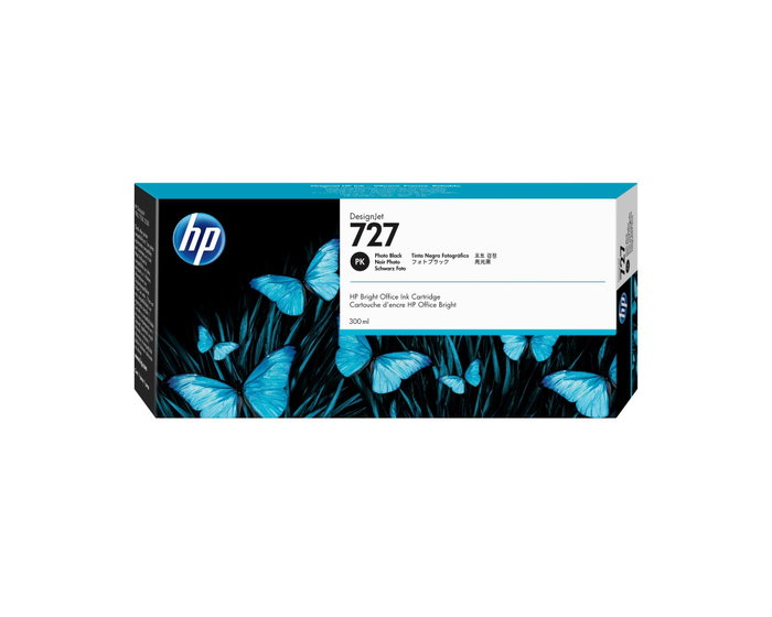 HP Ink 727 Photo Black XXL 300 ml (F9J79A)