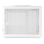 NOX Hummer Refresh Mesh Blanche, Boîtier PC Mini Tour M-ATX/ITX avec panneaux mesh, USB 3.0 et USB-C, ventilateur 120 mm PWM