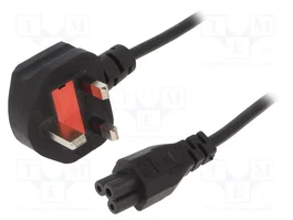 GEMBIRD Câble d'alimentation H03VV-F BS 1363 (G) vers IEC C5, 1,8m