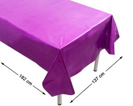 Nappe fuchsia 137x182 cm pour fêtes joyeuses