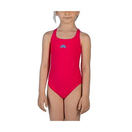 Maillot de Bain Fille Aquarapid Fizzy Rouge carmin