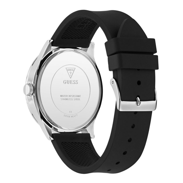 Guess GW0887G1 avec bracelet silicone noir