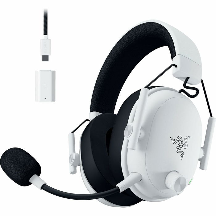 Razer Casque Gaming BlackShark V3 Blanc / RZ04-05410400-R3M1 avec micro et son surround 7.1 USB Razer Casque Gaming BlackShark V3 Blanc / RZ04-05410400-R3M1 avec micro et son surround 7.1 USB