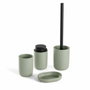 Today Ensemble de 4 accessoires de salle de bain UTILITY - Vert