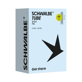 Schwalbe AV1 Chambre à air 12x1.75-2.40 V.STAND 40mm 45º
