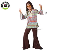 Disfraz Hippie Niño Marrón Infantil