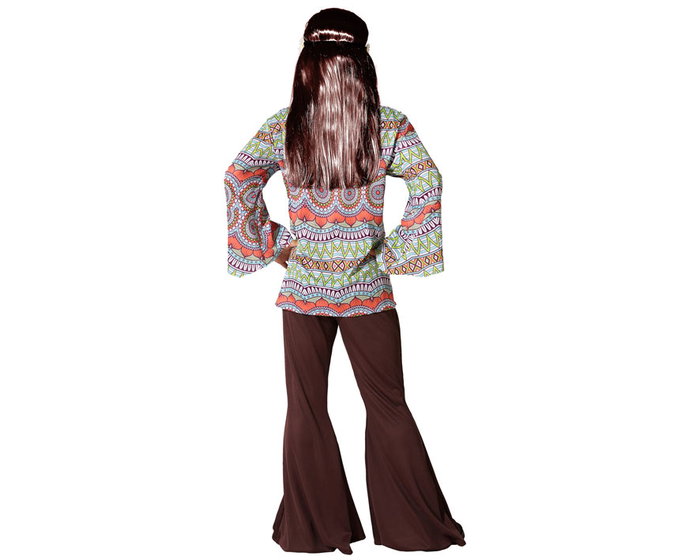 Disfraz Hippie Niño Marrón Infantil