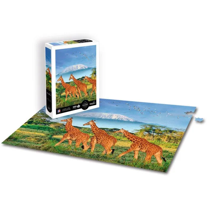Sentosphere Puzzle Calypto Girafes 500 Pièces Grand Format - Dès 8 Ans - Toucher Velours