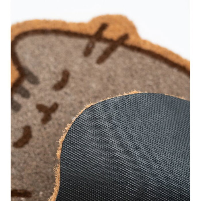 ERIK - Tapis de porte décoratif 'The Cat Pusheen' - 60 x 40 cm - Fibre de coco et base PVC antidérapante