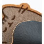 ERIK - Tapis de porte décoratif 'The Cat Pusheen' - 60 x 40 cm - Fibre de coco et base PVC antidérapante