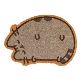 ERIK - Tapis de porte décoratif 'The Cat Pusheen' - 60 x 40 cm - Fibre de coco et base PVC antidérapante