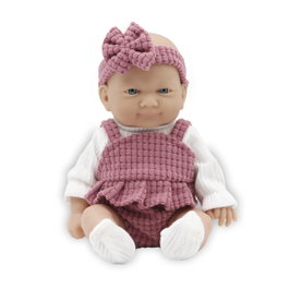 TACHAN Poupée 26cm avec ensemble jupe et pantalon rose